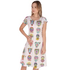 Female Reproductive System  Classic Short Sleeve Dress by ArtByAng