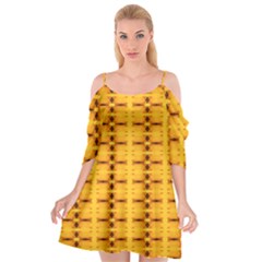 Digital Illusion Cutout Spaghetti Strap Chiffon Dress by Sparkle