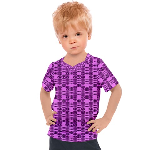 Digital Violet Kids  Sports Tee by Sparkle