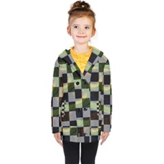 Circle Checks Kids  Double Breasted Button Coat by Sparkle