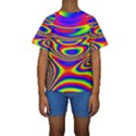 Rainbow Kids  Short Sleeve Swimwear View1