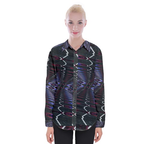 Digital Room Womens Long Sleeve Shirt by Sparkle