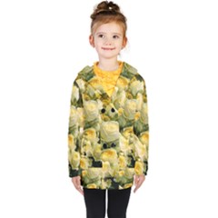 Yellow Roses Kids  Double Breasted Button Coat by Sparkle