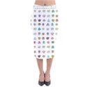 All The Aliens Teeny Velvet Midi Pencil Skirt View1