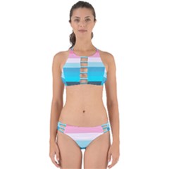 Sea And Sunset Perfectly Cut Out Bikini Set by tmsartbazaar