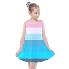 Sea And Sunset Kids  Summer Dress by tmsartbazaar