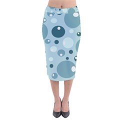 Agatonia Pattern Velvet Midi Pencil Skirt by MooMoosMumma