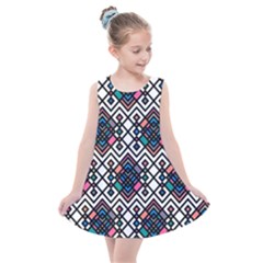 Boho Geometric Kids  Summer Dress by tmsartbazaar