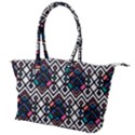 Boho Geometric Canvas Shoulder Bag View1