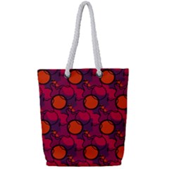 Abstract Camo Full Print Rope Handle Tote (small) by tmsartbazaar