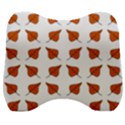 Fallen Leaves Autumn Velour Head Support Cushion View1