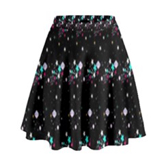 Galaxy Stars High Waist Skirt by Sparkle