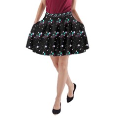 Galaxy Stars A-line Pocket Skirt by Sparkle