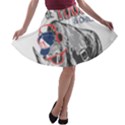 Choose To Be Tough & Chill A-line Skater Skirt View1