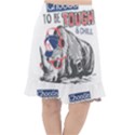 Choose To Be Tough & Chill Fishtail Chiffon Skirt View1