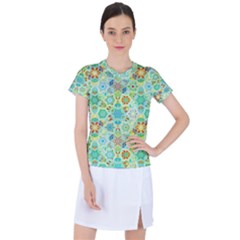 Bright Mosaic Women s Sports Top by ibelieveimages