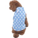 Cute Cat Faces White and Blue  Dog Sweater View2