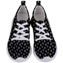 Cat Dog Animal Paw Prints Black and White Women s Lightweight Sports Shoes View1