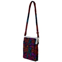 Colorful Monarch Butterfly Pattern Multi Function Travel Bag by SpinnyChairDesigns