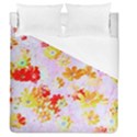 cosmos flowers orange Duvet Cover (Queen Size) View1