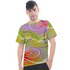 Infinity Painting Green Men s Sport Top by DinkovaArt