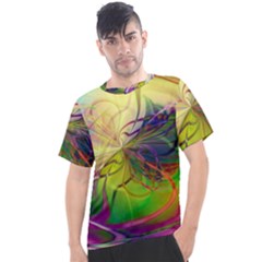  Rainbow Painting Patterns 1 Men s Sport Top by DinkovaArt