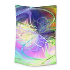 Rainbow Painting Patterns 3 Small Tapestry by DinkovaArt