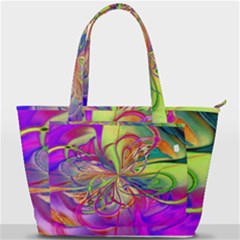 Rainbow Painting Pattern 4 Back Pocket Shoulder Bag  by DinkovaArt