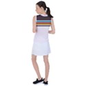 Vintage Stripes Women s Sleeveless Sports Top View2