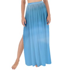 Aquamarine Maxi Chiffon Tie-up Sarong by Janetaudreywilson