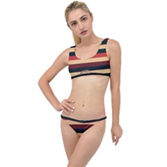 Seventies Stripes The Little Details Bikini Set by tmsartbazaar