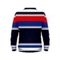 Casual Uniform Stripes Kids  Sweatshirt View2