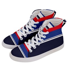 Casual Uniform Stripes Women s Hi-top Skate Sneakers by tmsartbazaar