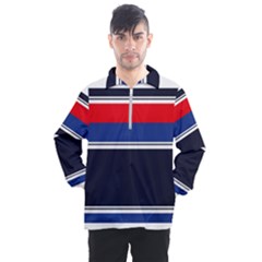 Casual Uniform Stripes Men s Half Zip Pullover by tmsartbazaar