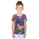 Butterfly Garden Art Kids  One Piece Tee View1