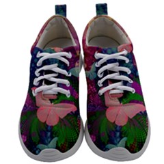 Butterfly Garden Art Mens Athletic Shoes by SpinnyChairDesigns