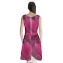 Fun Fuschia Sleeveless Waist Tie Chiffon Dress View2