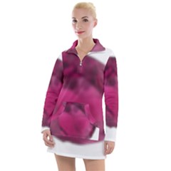 Fun Fuschia Women s Long Sleeve Casual Dress by Janetaudreywilson