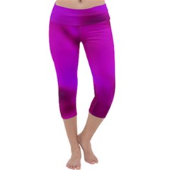 Fun Fuschia Capri Yoga Leggings by Janetaudreywilson