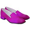 Fun Fuschia Women s Classic Loafer Heels View3