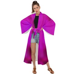 Fun Fuschia Maxi Kimono by Janetaudreywilson