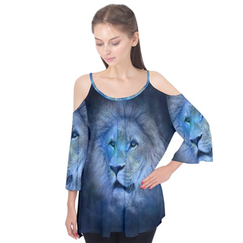 Astrology Zodiac Lion Flutter Tees by Mariart