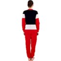 Navy Blue With Red OnePiece Jumpsuit (Ladies)  View2