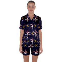 Starfish Satin Short Sleeve Pyjamas Set by Mariart