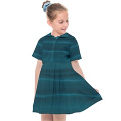 Teal Blue Ombre Kids  Sailor Dress by SpinnyChairDesigns