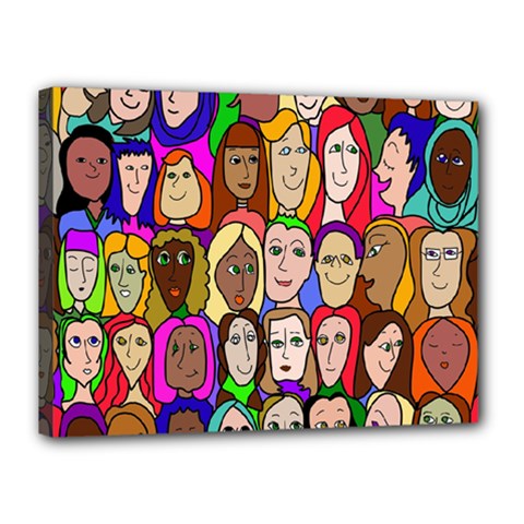 432sisters Canvas 16  X 12  (stretched) by Kritter