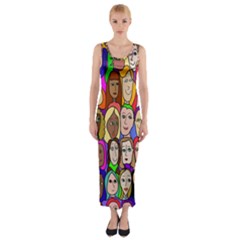 432sisters Fitted Maxi Dress by Kritter