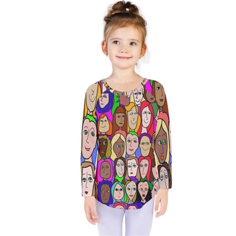 432sisters Kids  Long Sleeve Tee by Kritter