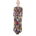 Sisters2020 Quarter Sleeve Wrap Maxi Dress View2