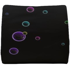 Bubble In Dark Seat Cushion by Sabelacarlos